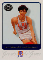 Pistol Pete Maravich 2001 2002 Fleer Greats of the Game Series Mint Card #62