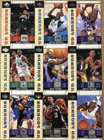 2003 / 2004 Upper Deck UD Legends Series Complete Mint Basketball Set Featuring Kobe Bryant and Loaded with Stars and Hall of Famers
