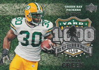 2006 Upper Deck Football 1,000 Yard Rushing Club Insert Set with LaDainian Tomlinson, Steven Jackson, Clinton Portis plus