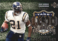 2006 Upper Deck Football 1,000 Yard Rushing Club Insert Set with LaDainian Tomlinson, Steven Jackson, Clinton Portis plus
