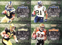 2006 Upper Deck Football 1,000 Yard Rushing Club Insert Set with LaDainian Tomlinson, Steven Jackson, Clinton Portis plus