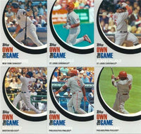 2007 Topps Own the Game Complete Insert Set w/ 2 Albert Pujols++