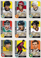 2008 2009 ITG Hockey Heroes and Prospects Complete Mint 100 Card Set with Stars, Rookies and Top Prospects including Alexander Ovechkin, Peter Forsberg, Steven Stamkos, Victor Hedman and Others