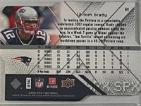 2008 Upper Deck SPx Football Die-Cut Series 90 Card Complete Basic Veteran Players Set Loaded with Stars and Hall of Famers