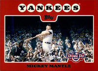 2008 Topps Opening Day Complete Mint Set with Mickey Mantle, Derek Jeter, Ken Griffey Jr. plus