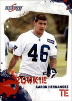 Aaron Hernandez 2010 Score Football Series Mint Rookie Card #301