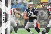 2010 Panini THREADS Football Complete Mint Basic Set with Brett Favre and Tom Brady PLUS
