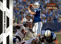 2010 Panini THREADS Football Complete Mint Basic Set with Brett Favre and Tom Brady PLUS