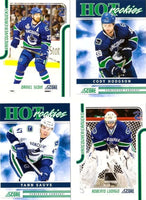 2011 2012 Score Hockey Series Complete Mint 546 Card Set Featuring 46 Hot Rookies Cards Plus Stars and Hall of Famers Sidney Crosby, Alexander Ovechkin and Martin Brodeur Plus