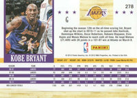 Kobe Bryant 2011 2012 Hoops Basketball Series Mint Card #278 Showing This Los Angeles Lakers Star in His Purple Jersey