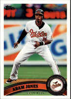 Baltimore Orioles 2011 Topps Complete 17 Card Team Set with Nick Markakis, Adam Jones, Candem Yards Stadium card++