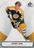 2012 2013 Upper Deck SP Game Used Edition Hockey Series Complete 100 Card Set with Stars and Hall of Famers Wayne Gretzky, Bobby Orr, Mario Lemieux, Sidney Crosby and Alexander Ovechkin Plus