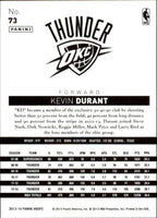 Kevin Durant 2013 2014 Hoops Basketball Series Mint Card #73