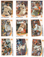 San Francisco Giants 2013 Topps Complete 31 card team set with Buster Posey, Tim Lincecum+