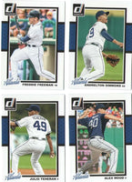 Atlanta Braves 2014 Donruss Complete Mint 9 Card Team Set with Chipper Jones, Evan Gattis+