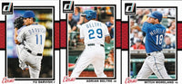 Texas Rangers 2014 Donruss Series Complete Mint Basic 6 Card Team Set with Nolan Ryan and Yu Darvish Plus
