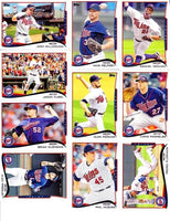 Minnesota Twins 2014 Topps Complete Series One and Two Regular Issue 18 card Team Set with Joe Mauer, Josh Willingham+