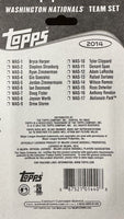 Washington Nationals 2014 Topps Factory Sealed 17 Card Team Set Featuring Bryce Harper, Stephen Strasburg and Ryan Zimmerman Plus