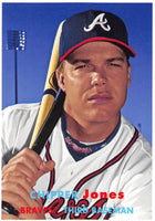 Atlanta Braves 2015 Topps ARCHIVES Series 10 Card Team Set with Warren Spahn, Chipper Jones, Yount+