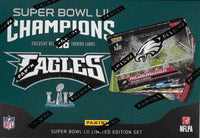 Philadelphia Eagles 2018 Panini Factory Sealed Super Bowl LII Champions Limited Edition Factory Sealed 36 Card Set with Nick Foles, Carson Wentz, Fletcher Cox, Chris Long plus