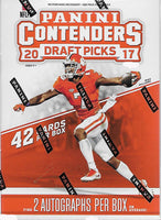 2017 Panini Contenders Draft Picks Collegiate Football Blaster Box with 2 Autographs per Box Possible PATRICK MAHOMES