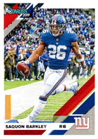 Saquon Barkley 2019 Donruss Mint 2nd Year Card #179 Picturing this Former New York Giants and Current Philadelphia Eagles Star in his Blue Jersey