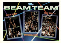 Reggie Miller / Charles Barkley / Clyde Drexler 1992 1993 Topps Beam Team Series Mint Card #1