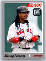 Manny Ramirez 2021 Topps Update 70 Years of Topps Series Mint Card 70YT-20