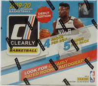 2019 2020 Panini Clearly Donruss Basketball Series Factory Sealed Hobby Box