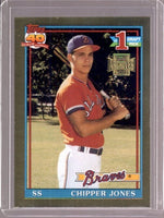 Chipper Jones 2001 Topps Archives Rookie Reprints GOLD Series Mint Card #2