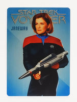 Captain Janeway Women of Star Trek Arts Images Metal Case LIMITED EDITION Topper Card CT1