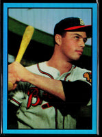 Eddie Mathews 2013 Bowman Blue Sapphire Refractor Rookie Reprint Series Mint Card #97
