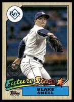 Blake Snell 2017 Topps 1987 Topps Baseball 30th Anniversary Series Mint Card #87-72
