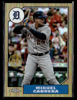 Miguel Cabrera 2022 Topps Chrome Baseball 35th Anniversary Series Mint Card #87BC-3