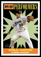 Anibal Sanchez 2007 Topps Heritage New Age Performers Series Mint Card #NP7