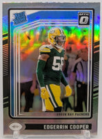 Edgerrin Cooper 2024 Panini Donruss Optic Rated Rookie Silver Holo Series Mint Card #231