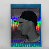 Warren Spahn 2013 Bowman Blue Sapphire Refractor Rookie Reprint Series Mint Card #18