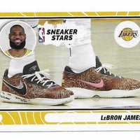 LeBron James 2023 2024 Panini Sneaker Stars Sticker Basketball Series #44
