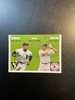 Johnny Damon and Minnie Minoso 2003 Topps Heritage Then and Now Series Mint Card #TN6