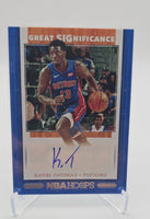 Khyri Thomas 2019 2020 Panini Donruss Great Significance Autographed Card #SS-KTH