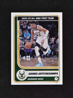 Giannis Antetokounmpo 2023 2024 Panini All NBA First Team Basketball Sticker Series Mint Card #2