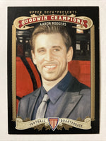 Aaron Rodgers 2012 Upper Deck Presents Goodwin Champions Series Mint Card #131