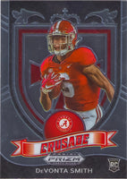 Devonta Smith 2021 Panini Prizm Draft Picks Crusade Series Mint Rookie Card #165