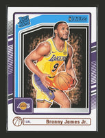 Bronny James Jr 2024 2025 Panini Donruss Rated Rookie Series Mint Card #243