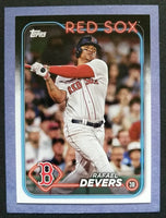 Boston Red Sox 2024 Topps 17 Card Hand Collated Team Set with Rafael Devers and 4 Rookie Cards including David Hamilton Plus