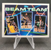 Patrick Ewing / Hardaway / Hornacek 1992 1993 Topps Beam Team Series Mint Card # 2