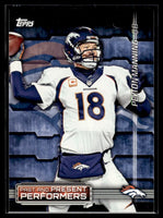 Peyton Manning/John Elway 2015 Topps Past and Present Performers Series Mint Card #PPPME