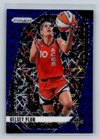 Kelsey Plum 2024 Panini Prizm WNBA Blue Velocity Prizm Series Mint Card #77