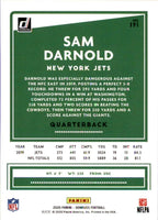 New York Jets 2020 Donruss Factory Sealed 11 Card Team Set Featuring Sam Darnold 3rd Year Card #191 and Joe Namath with 5 Rookie Cards Plus