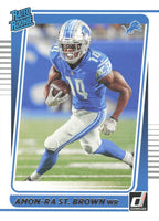 Amon-Ra St. Brown 2021 Donruss Mint Rated Rookie Card #284